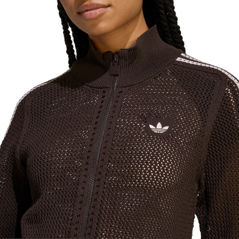 Knitted Crochet Firebird Track Top