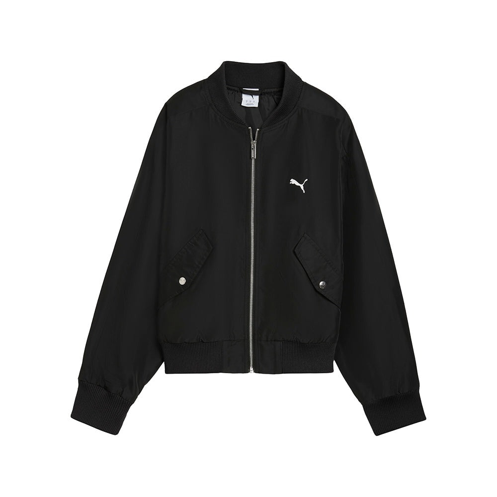 T7 Satin Bomber Jacket