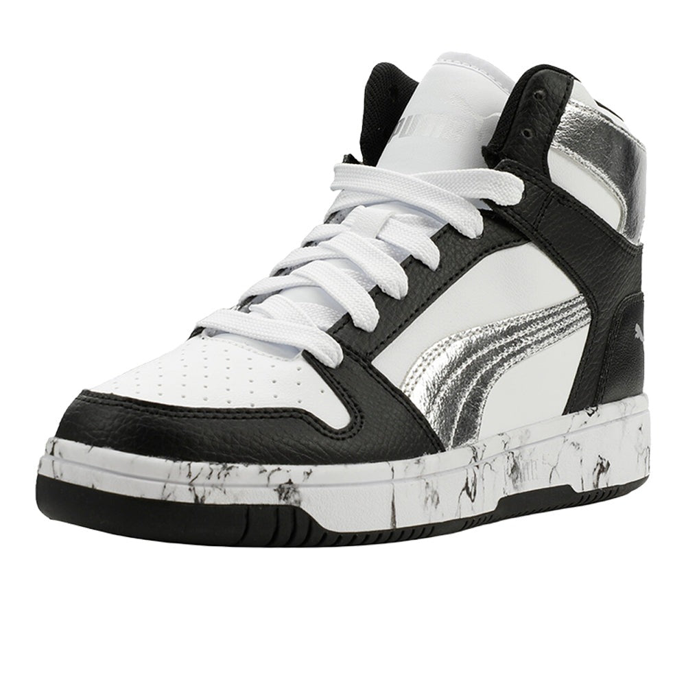 Rebound LayUp Metal Marble Lace Up Sneakers