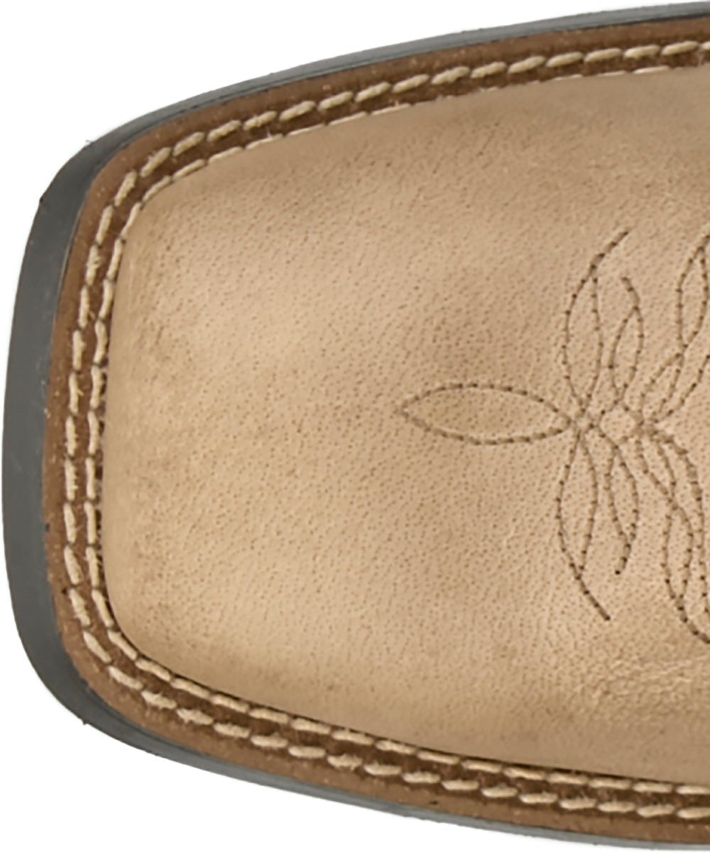 Stampede Della Square Toe Pull On Cowboy Boots
