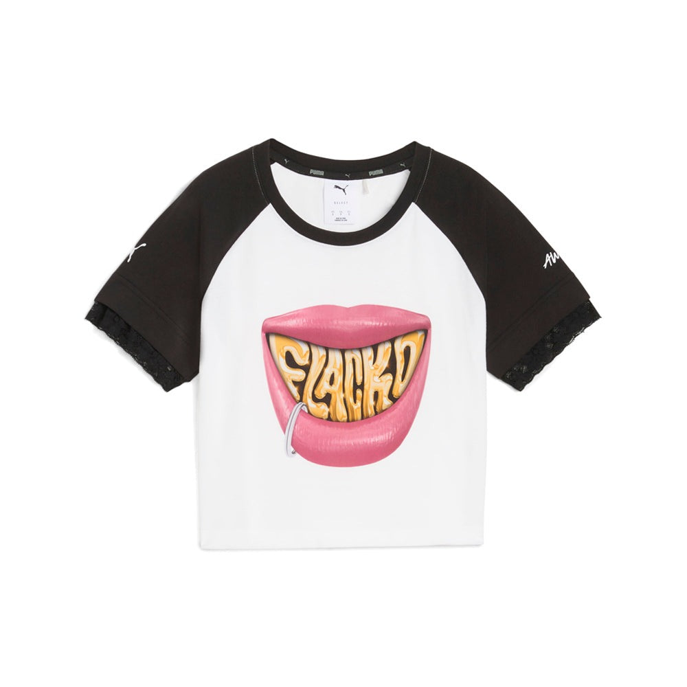 ASAP ROCKY X PUMA Flacko Smile Baby Graphic Crew Neck Short Sleeve T-Shirt