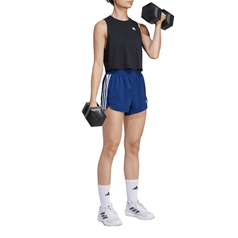 Pacer Training 3-Stripes Woven High-Rise Shorts