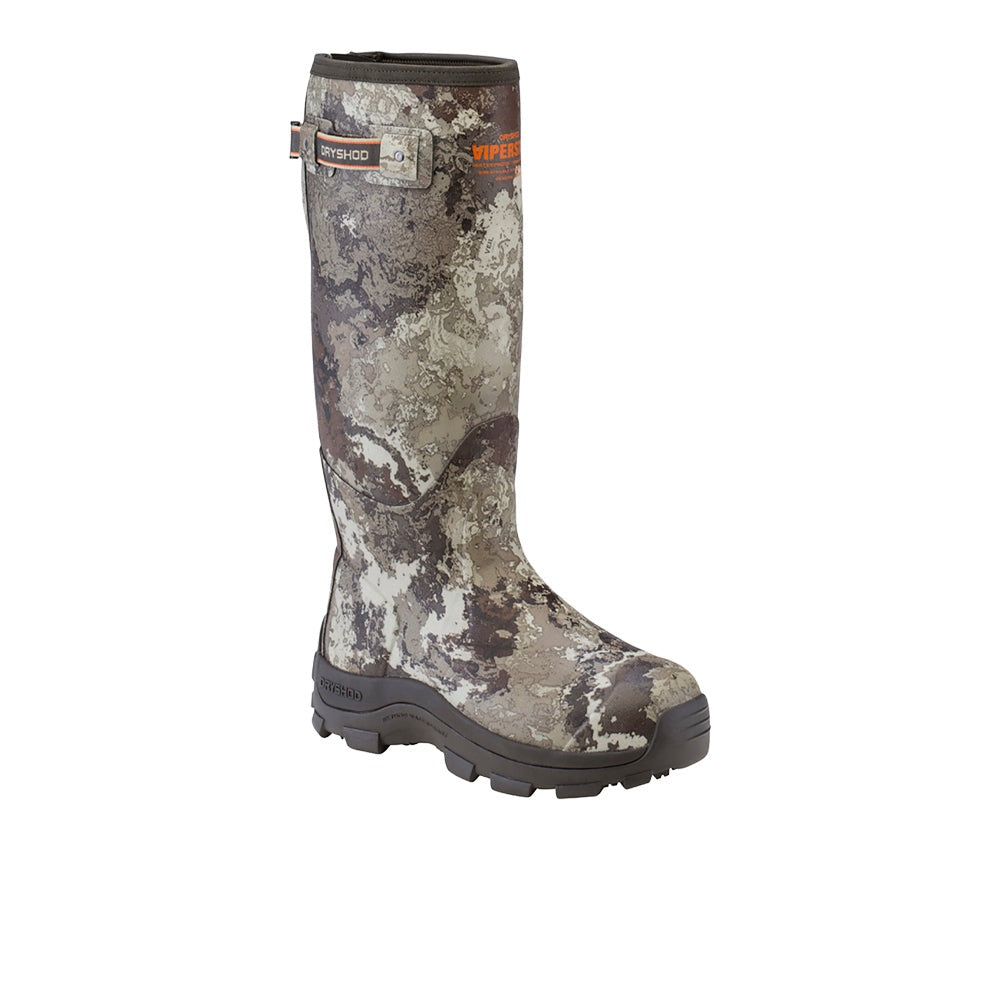 Viperstop Snake Camouflage Round Toe Pull on Boots