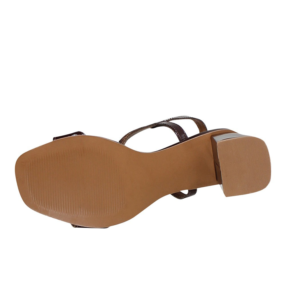 Begon Nia Block Heel Slingback Sandals