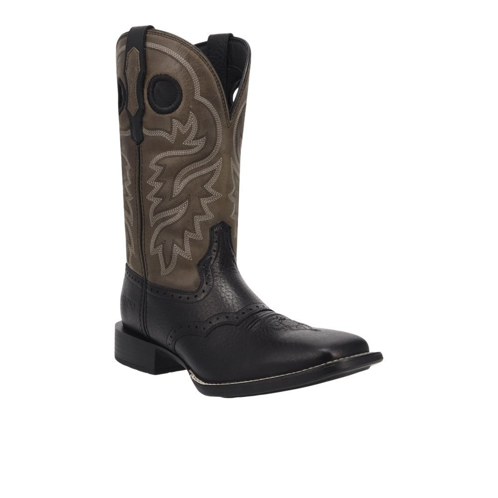 Burnham Square Toe Pull On Cowboy Boots