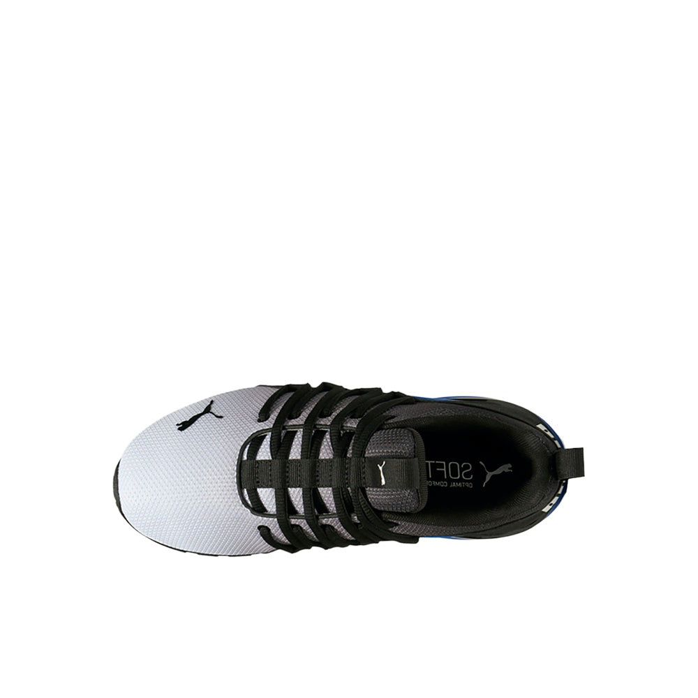 Axelion Mesh Printed Fade Lace Up Sneakers (Youth)