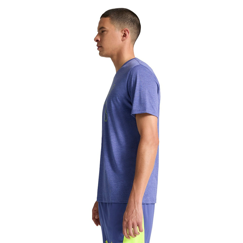 Train All Day Essentials Heather Cat Crew Neck Short Sleeve T-Shirt