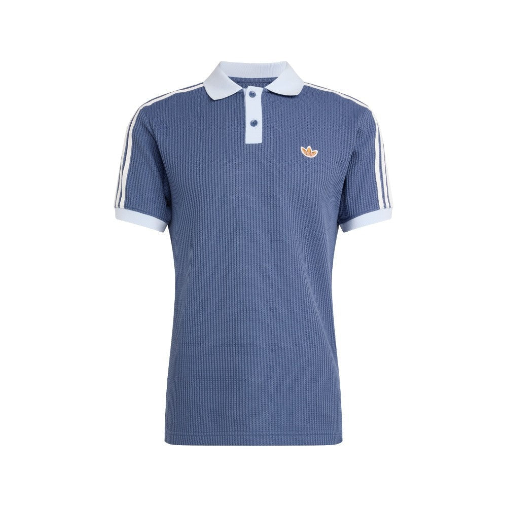 Waffle Knit Polo Shirt