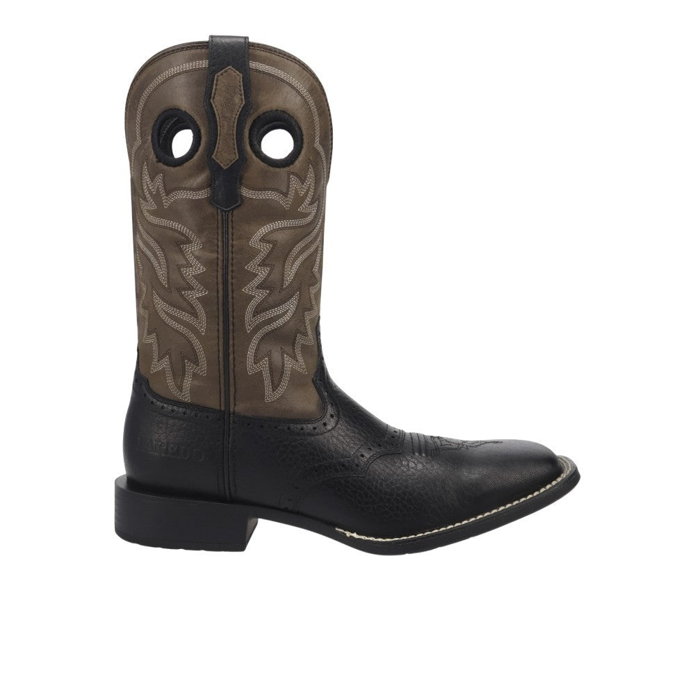 Burnham Square Toe Pull On Cowboy Boots