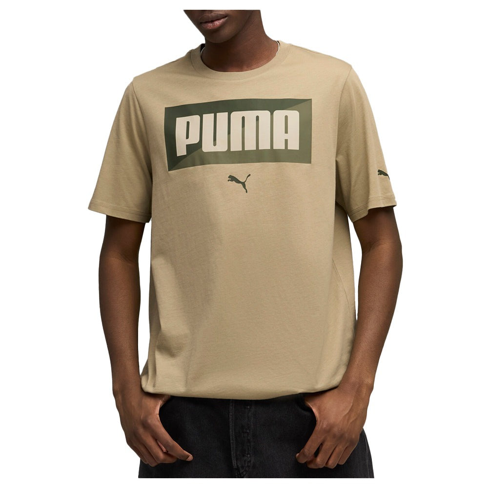 Split Box Crew Neck Short Sleeve T-Shirt
