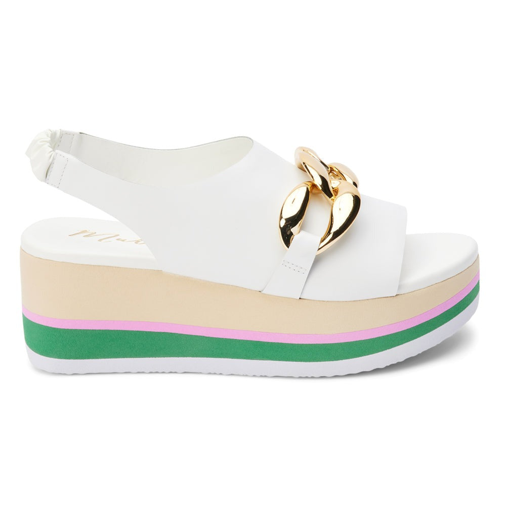 Natalia Sling Back Platform Sandals