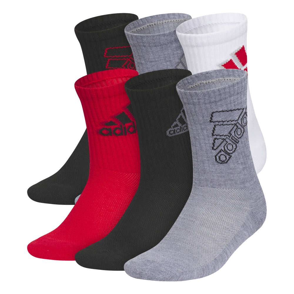 Cushioned Mixed 2.0 6-Pack Crew Socks