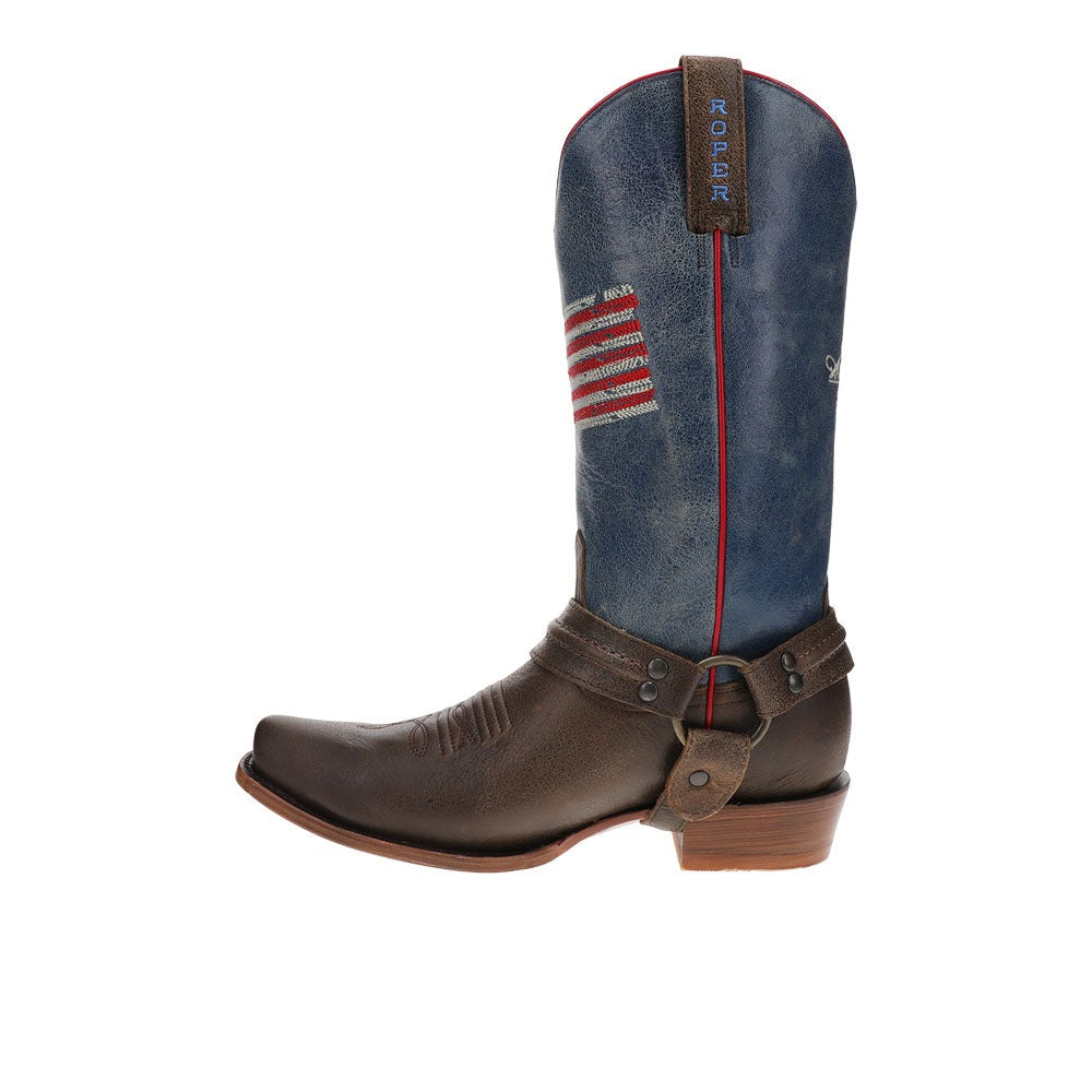 250 USA Outlaw Harness Square Toe Cowboy Boots
