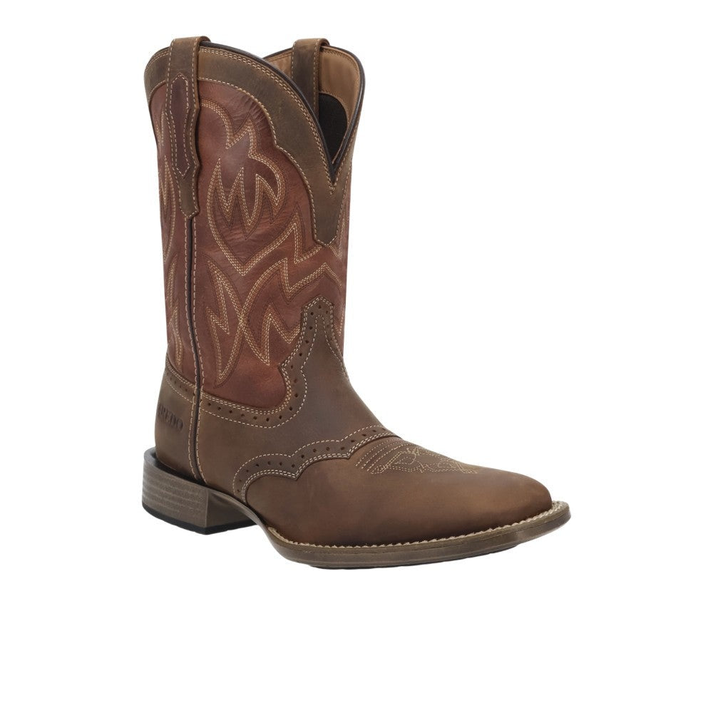 Stratford Square Toe Pull On Cowboy Boots