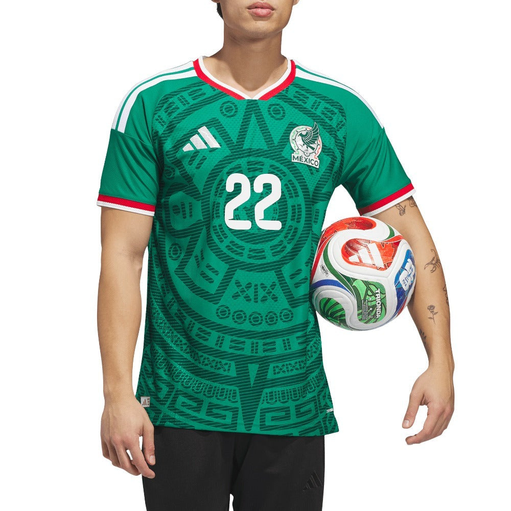 Mexico 26 Home Authentic Jersey