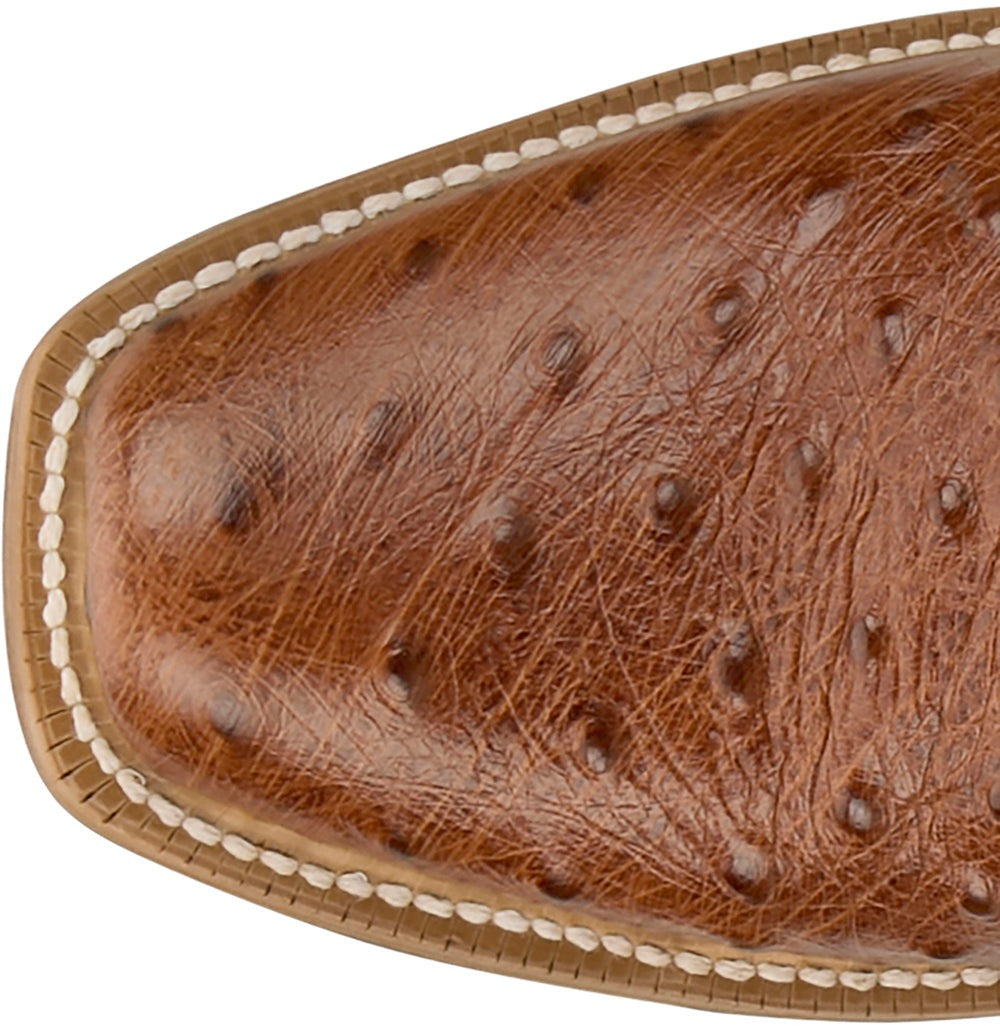 Ranchero Tyler Ostrich Square Toe Cowboy Boots