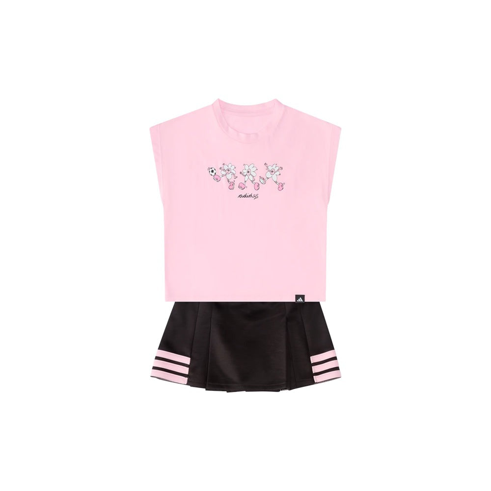 N Box Tee Pleated Skort Set (Youth)