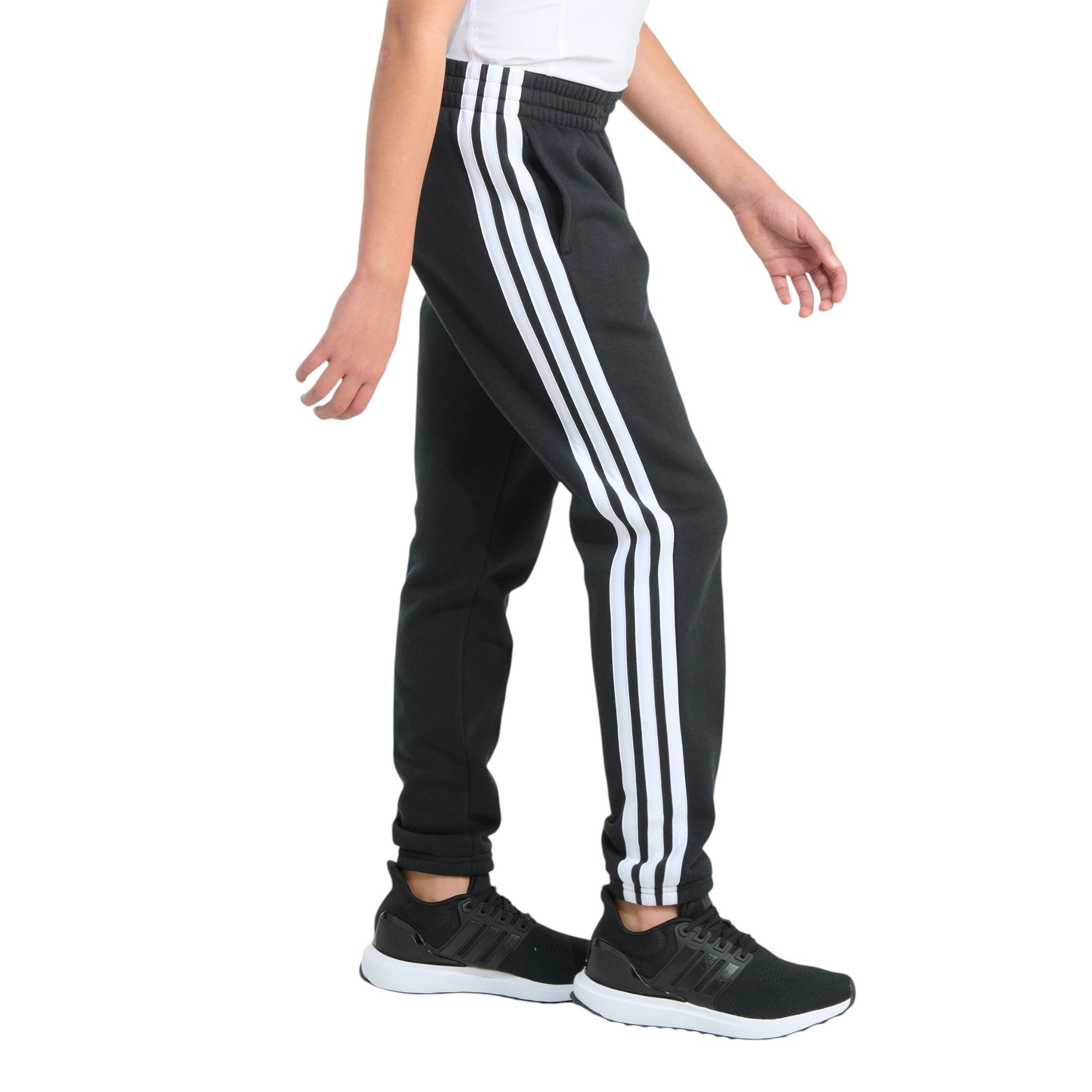 Long Sleeve Essential 3-Stripes Fleece Cuffed Jogger