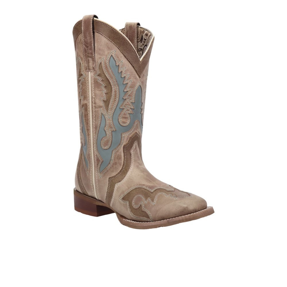 Ardena Square Toe Pull On Cowboy Boots