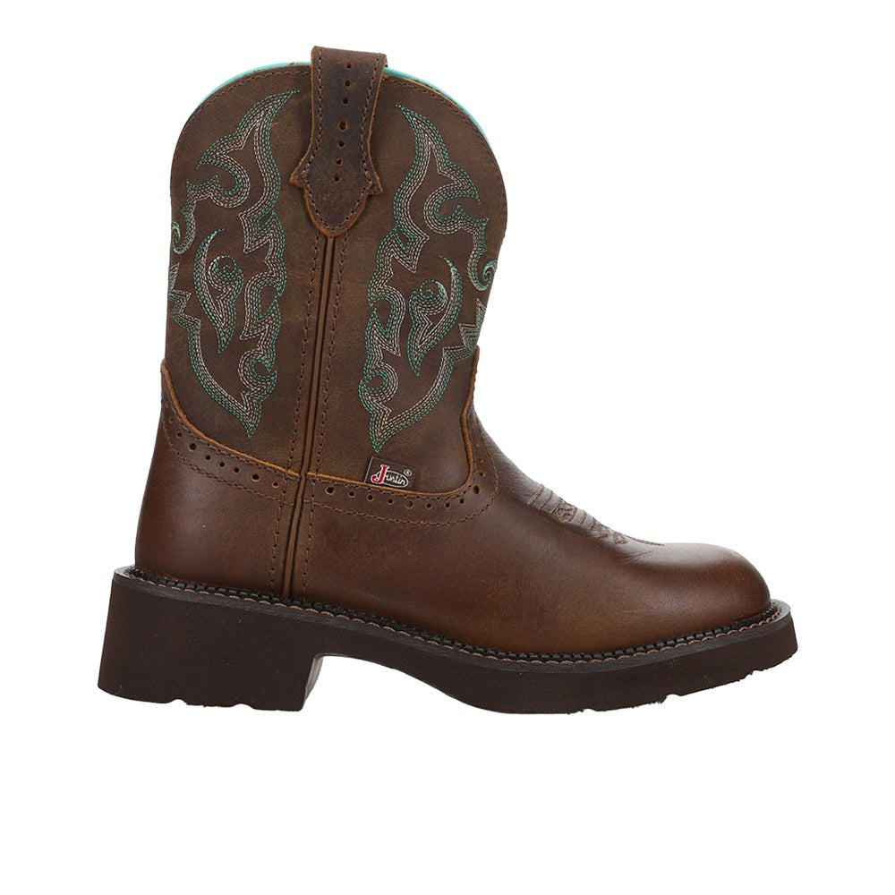Gemma 8 Inch Round Toe Cowboy Boots