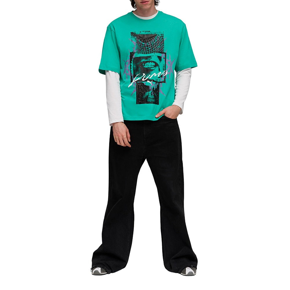Pumatech-X Graphic Boxy Crew Neck Short Sleeve T-Shirt