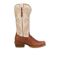 Ranchero Amber Ostrich Square Toe Cowboy Boots