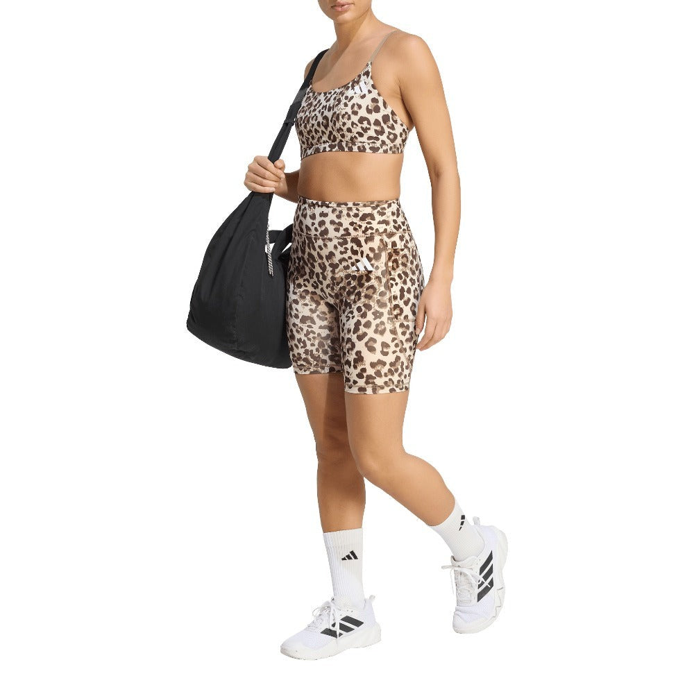 Optime Essentials Workout Leopard Short Leggings