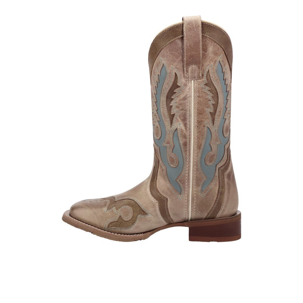 Ardena Square Toe Pull On Cowboy Boots
