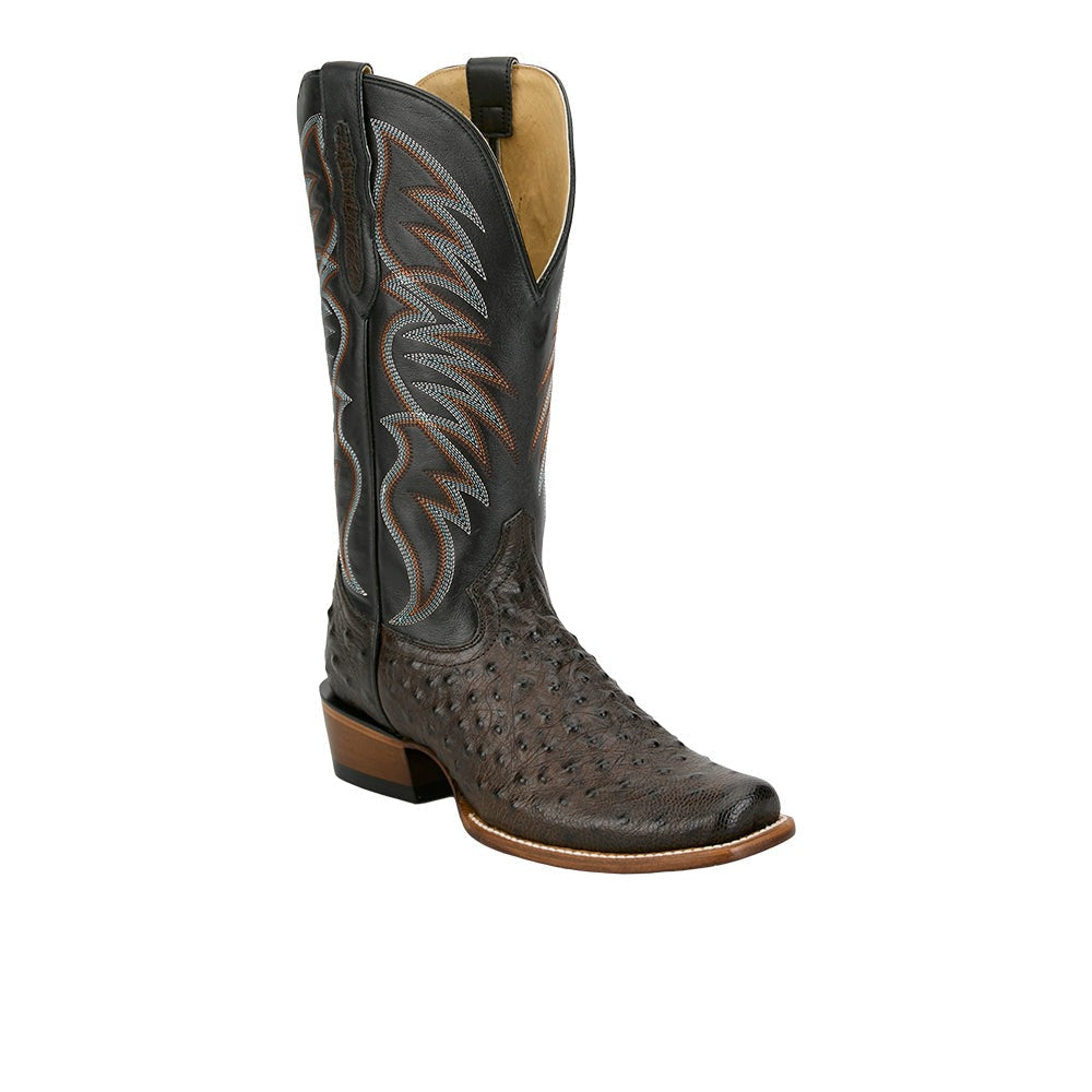 Ranchero Tyler Ostrich Square Toe Cowboy Boots